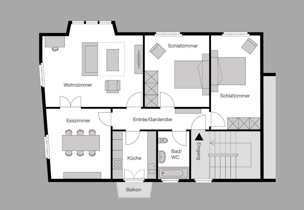 City Stay Furnished Apartments - Fasenstaubstrasse Schaffhausen Exterior foto